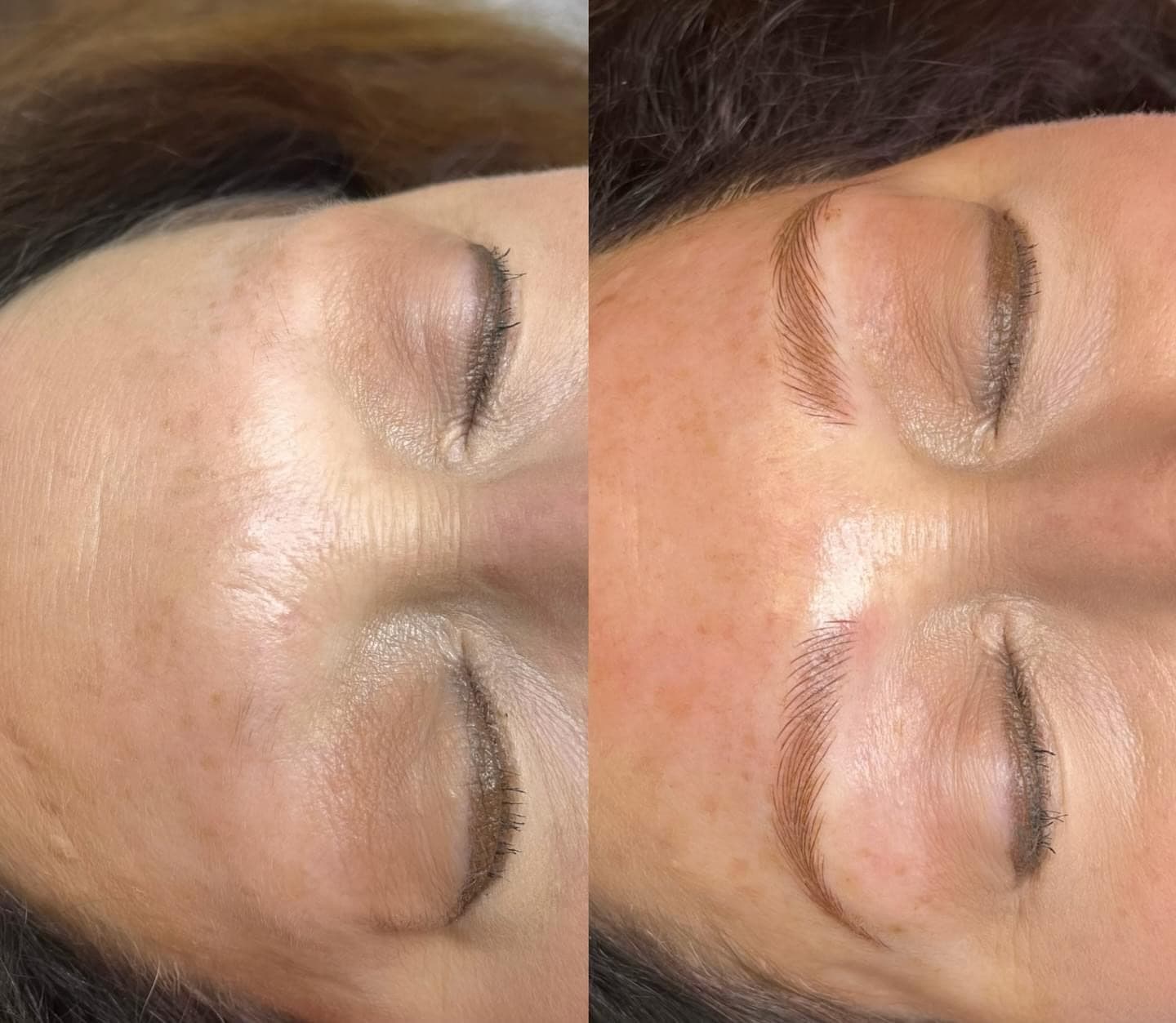 Before and after microblading result 4